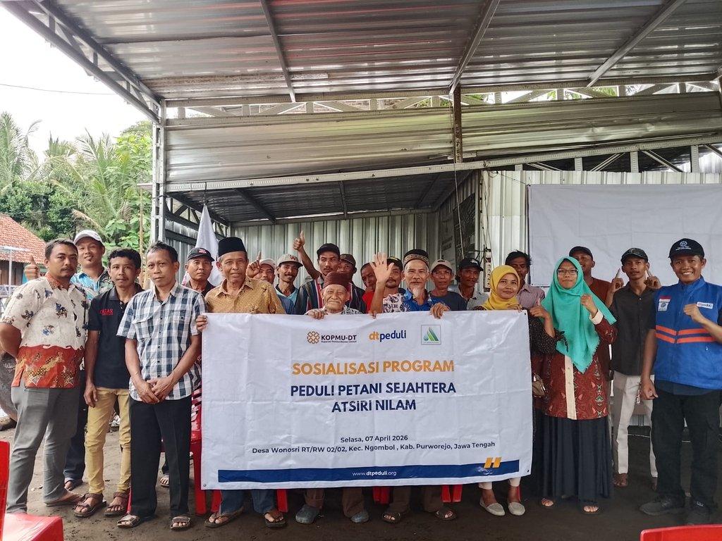 Sosialisasi Program Peduli Petani Sejahtera - Atsiri Nilam - Cover Image
